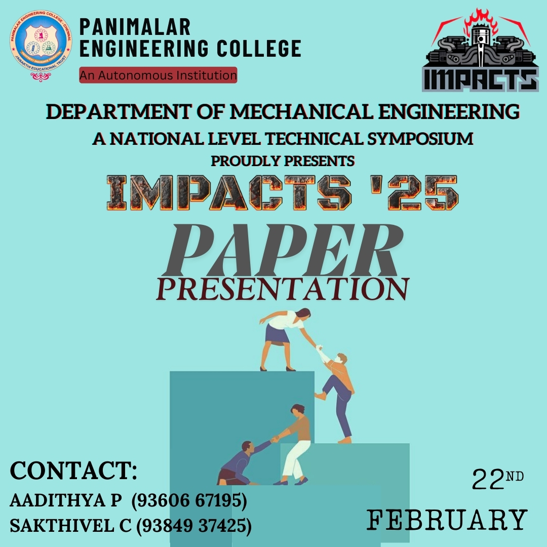 Paper Presentation Event Poster